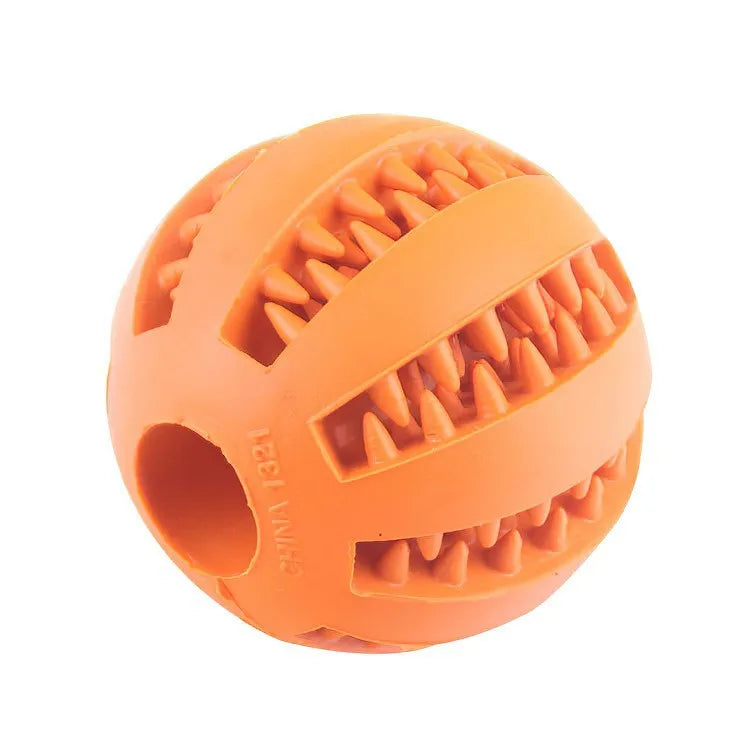 Hunde Kauball mit Futterfach – Bissfest & Zahnpflegend
