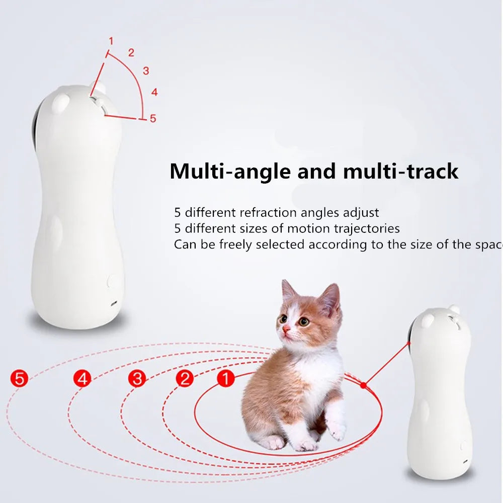 Automatischer 360° Katzen-Laserpointer – Mit Auto-Timer