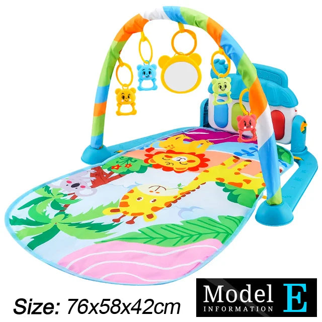 Baby Spielmatte mit Musikbogen & Piano – 0–36 Monate