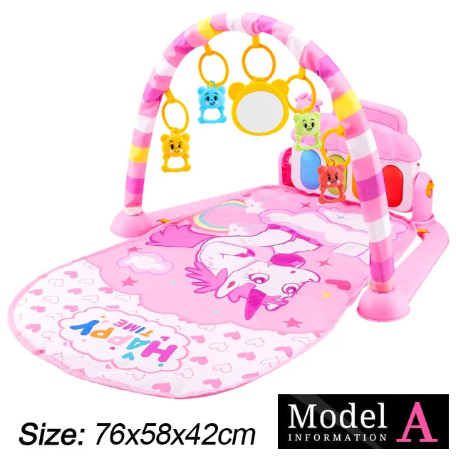 Baby Spielmatte mit Musikbogen & Piano – 0–36 Monate