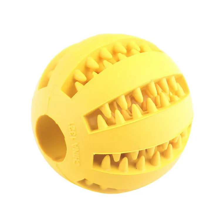 Hunde Kauball mit Futterfach – Bissfest & Zahnpflegend