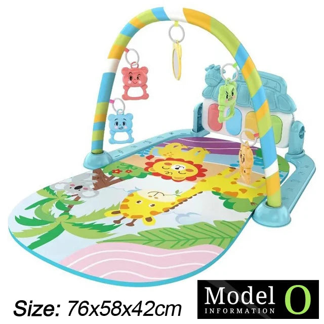 Baby Spielmatte mit Musikbogen & Piano – 0–36 Monate