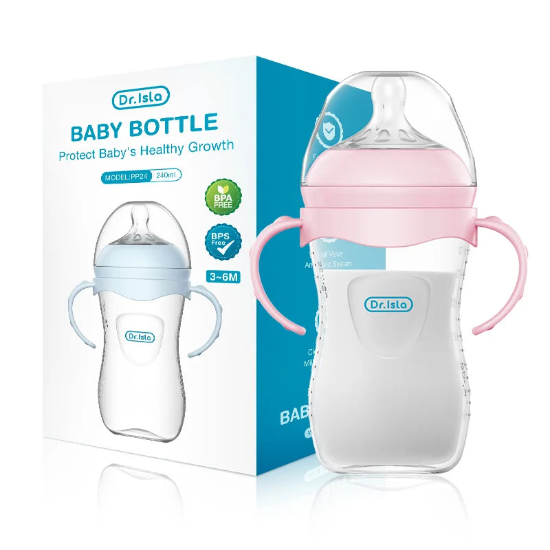 BPA-Freie Babyflasche mit Griff – 150/240/330ml