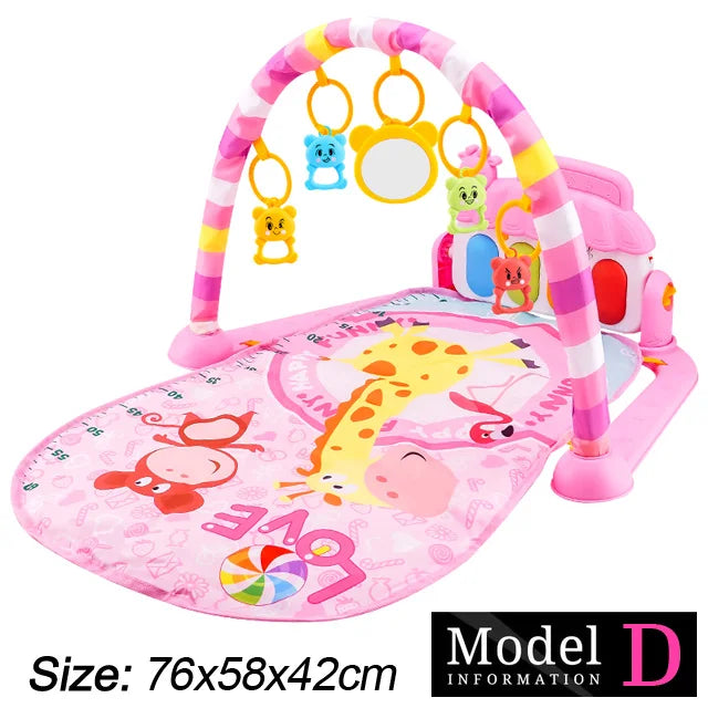 Baby Spielmatte mit Musikbogen & Piano – 0–36 Monate