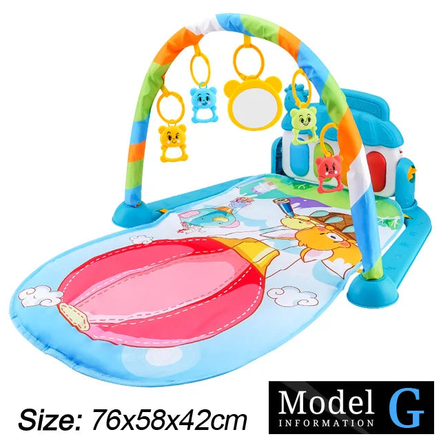 Baby Spielmatte mit Musikbogen & Piano – 0–36 Monate