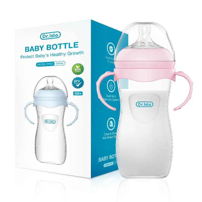 BPA-Freie Babyflasche mit Griff – 150/240/330ml