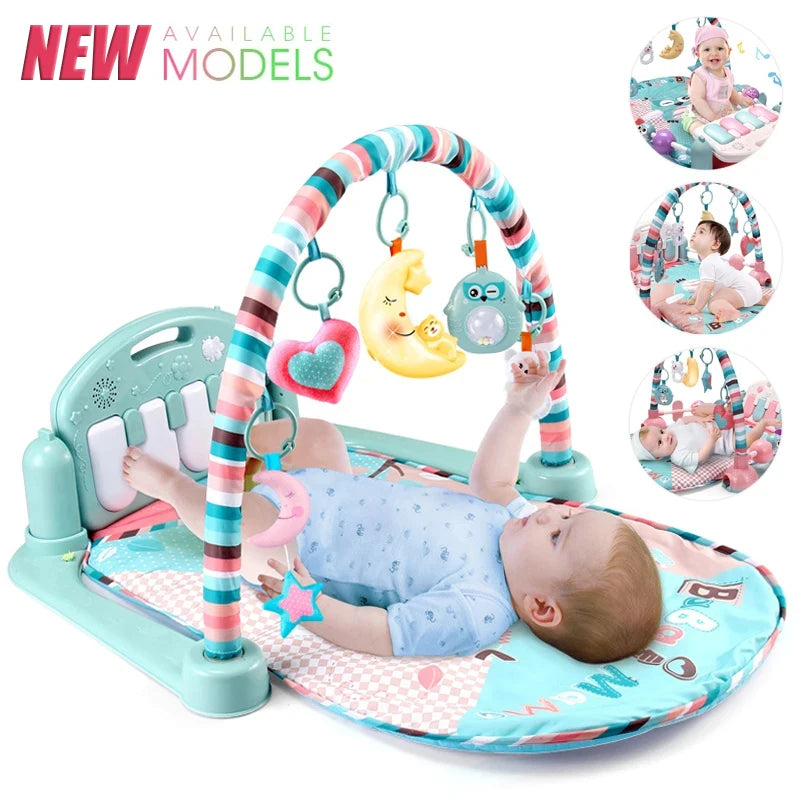 Baby Spielmatte mit Musikbogen & Piano – 0–36 Monate