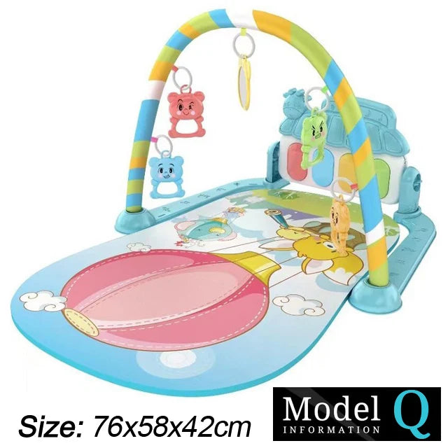 Baby Spielmatte mit Musikbogen & Piano – 0–36 Monate