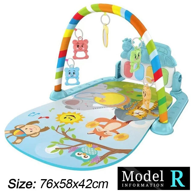 Baby Spielmatte mit Musikbogen & Piano – 0–36 Monate