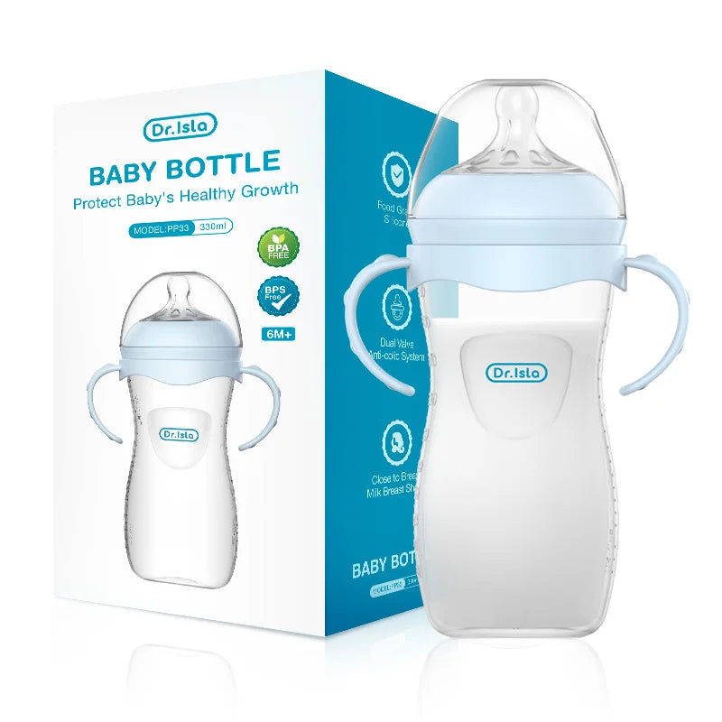 BPA-Freie Babyflasche mit Griff – 150/240/330ml