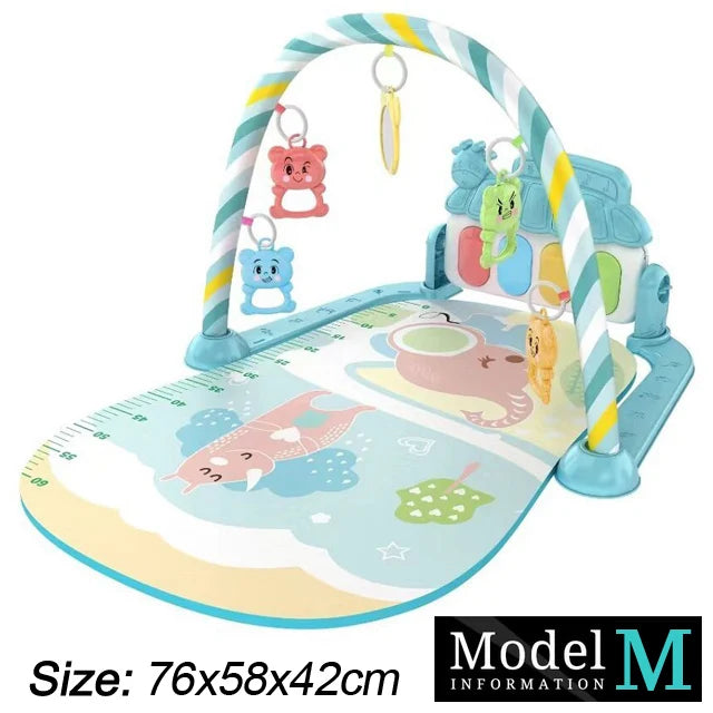 Baby Spielmatte mit Musikbogen & Piano – 0–36 Monate