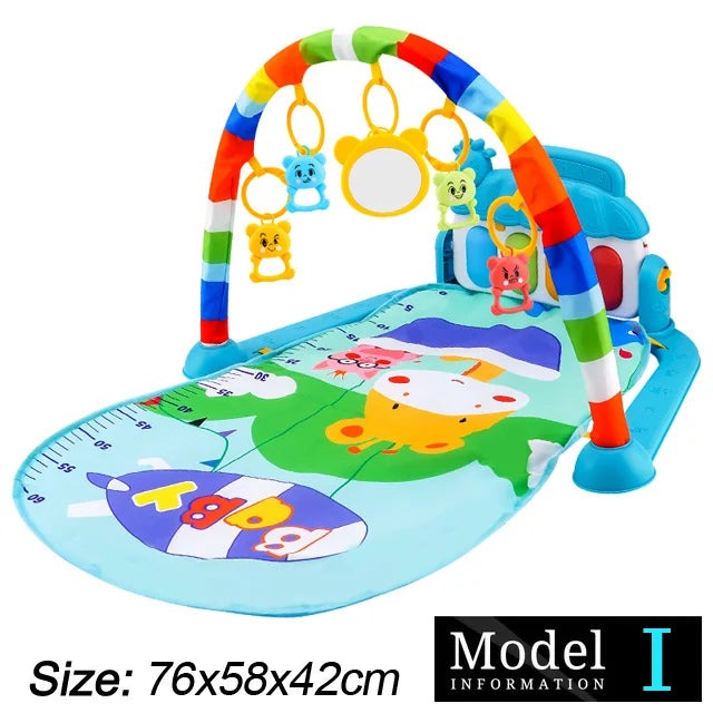 Baby Spielmatte mit Musikbogen & Piano – 0–36 Monate