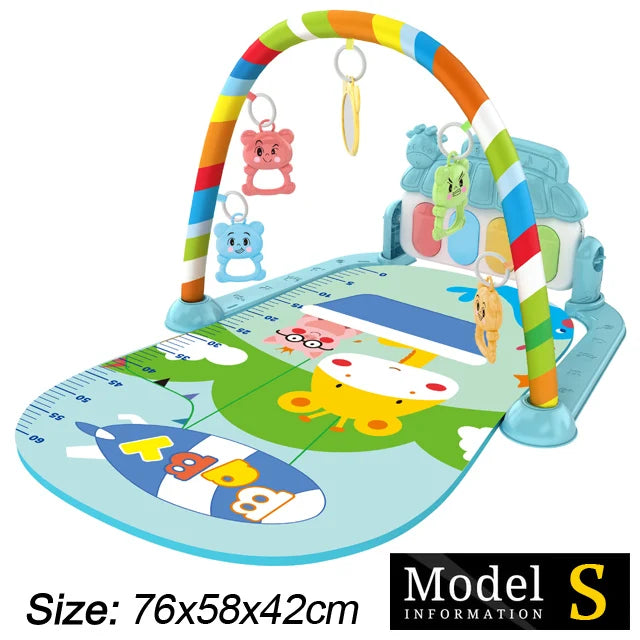 Baby Spielmatte mit Musikbogen & Piano – 0–36 Monate