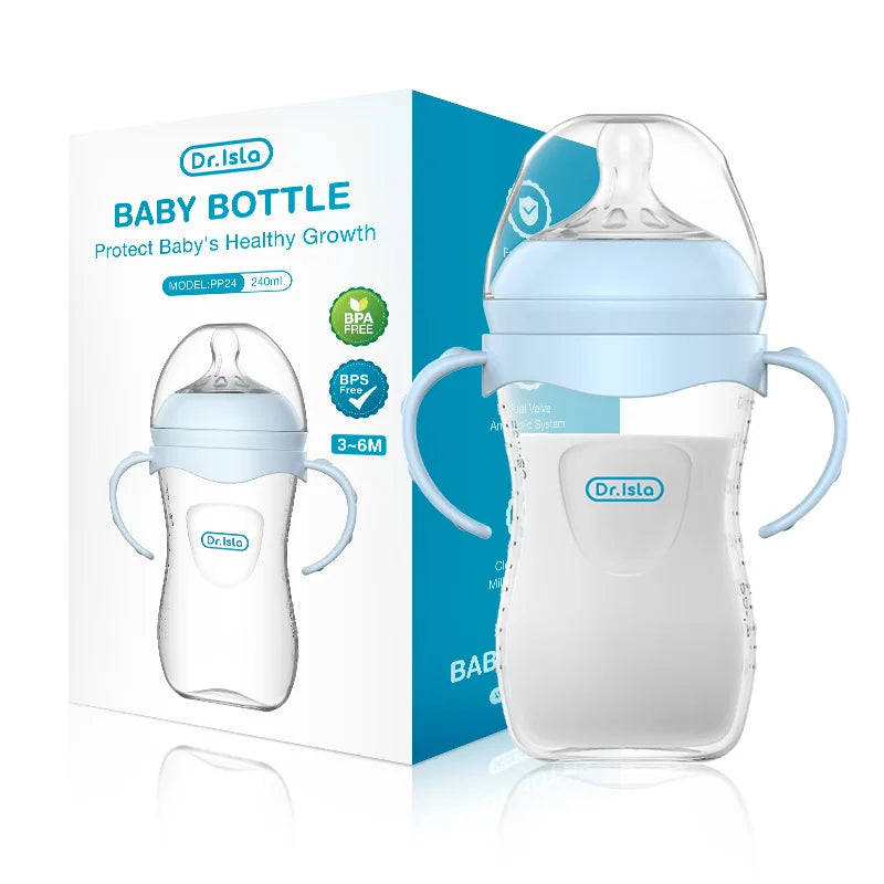 BPA-Freie Babyflasche mit Griff – 150/240/330ml